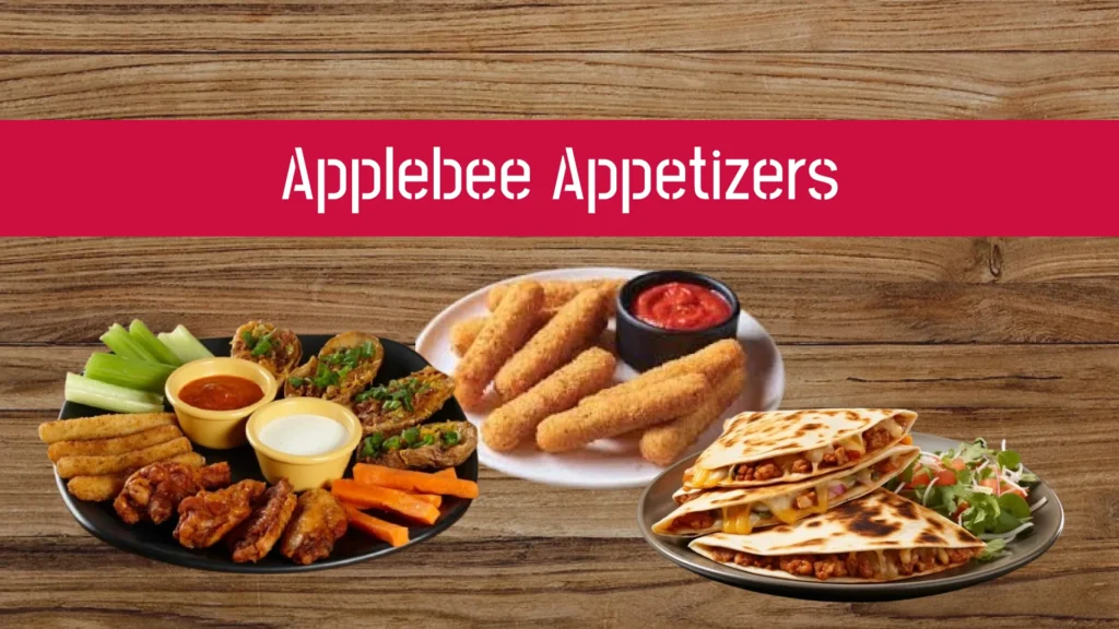 Applebee Appetizers Menu