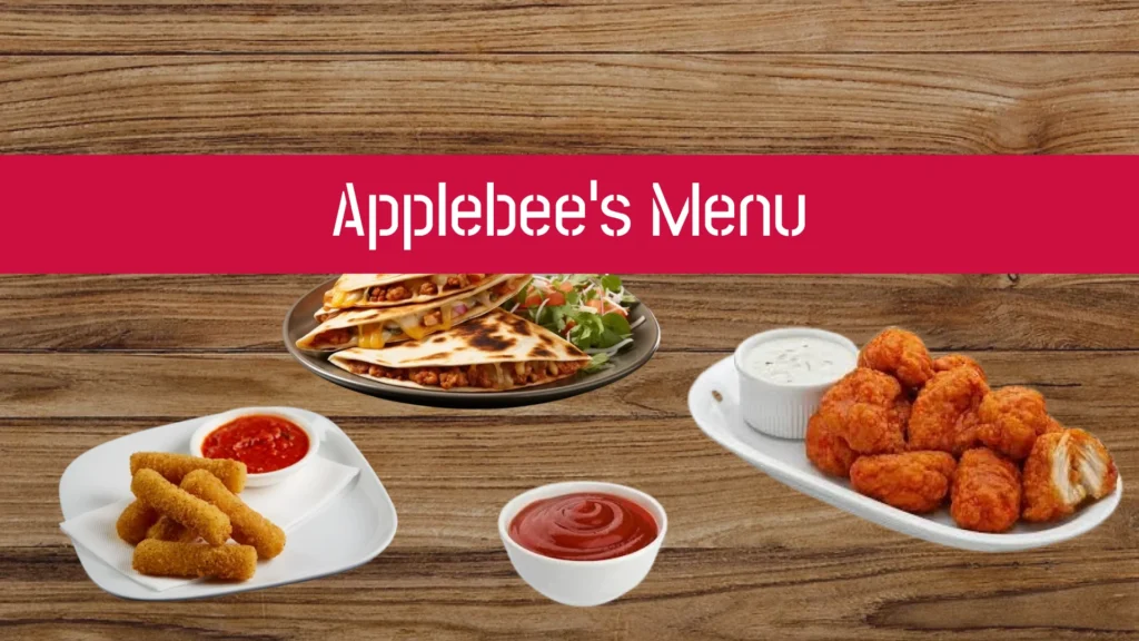 applebee's menu