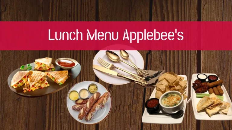 Lunch Menu Applebee’s