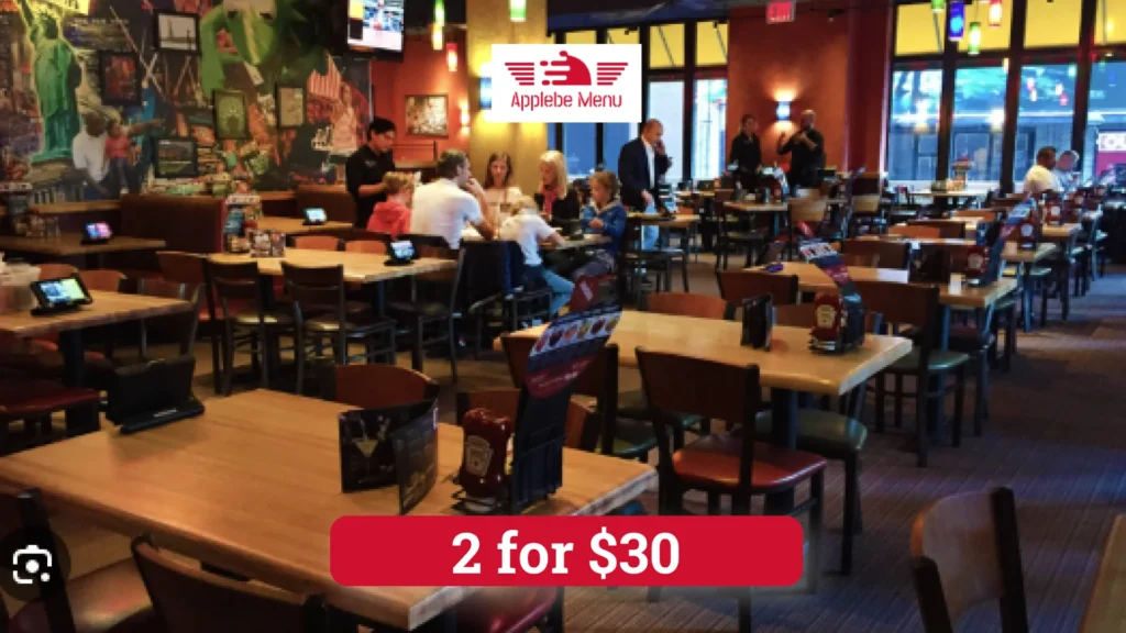 Applebee's 2 for $30 Menu With Prices 3 2 for 30