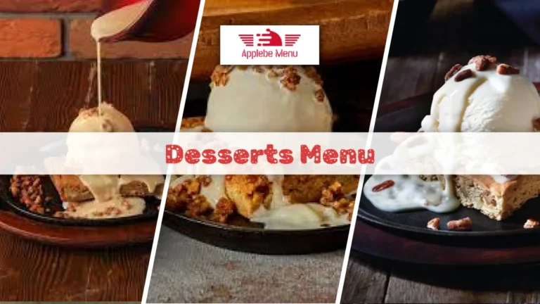 Applebee's Desserts menu