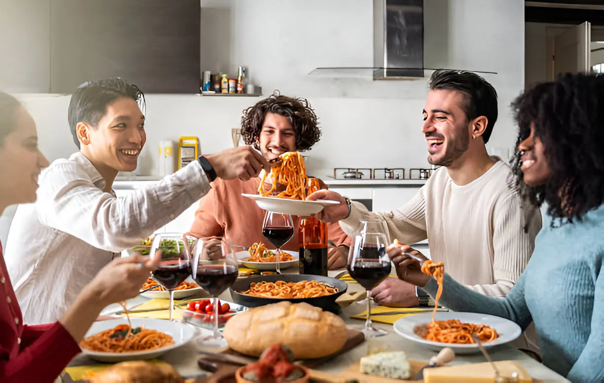 Dinner with Friends How Shared Meals Can Heal BurnoutThe Psychology of Pasta, Laughter, and the Midweek Rescue Mission