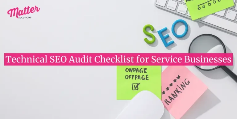 Technical SEO Audit Checklist for Service Businesses
