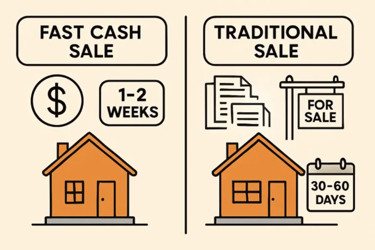 How Selling a Home for Cash Compares to Traditional Real Estate Sales